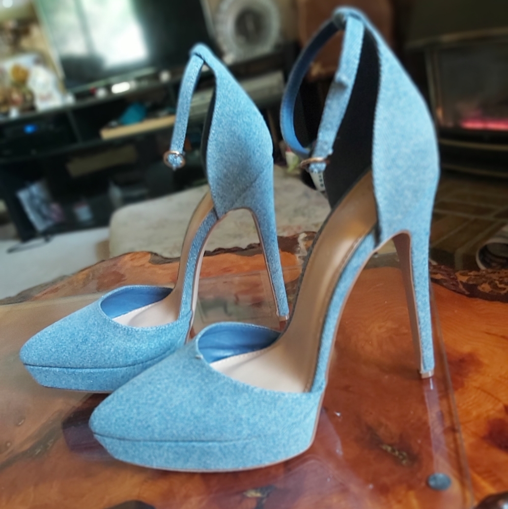 Ladies Denim Stilettos